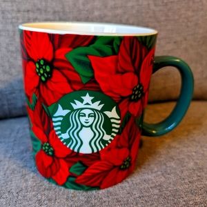 STARBUCKS 2020 Poinsettia Christmas 26oz Coffee Mug